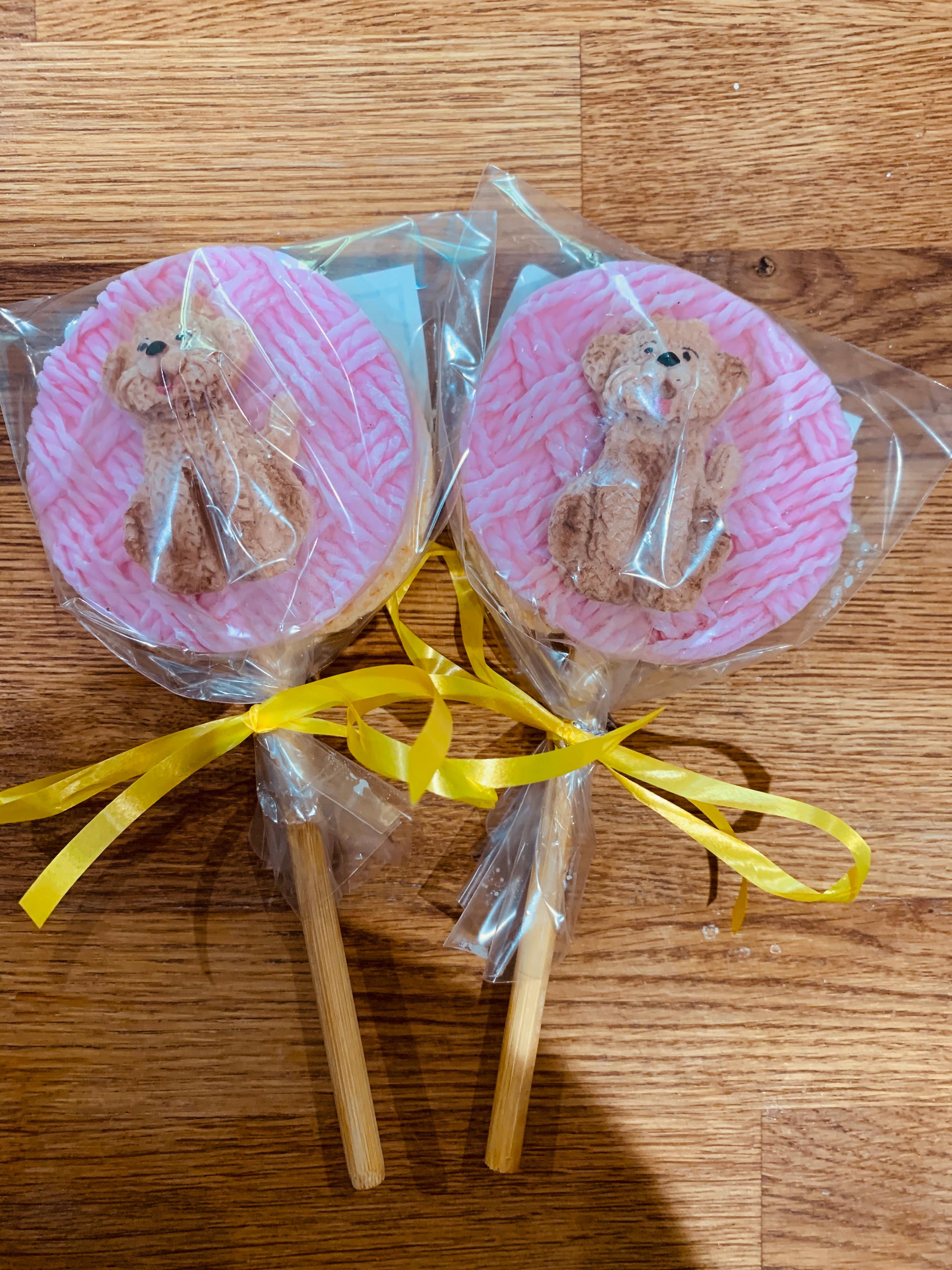 Dog Themed Cookie Lolly