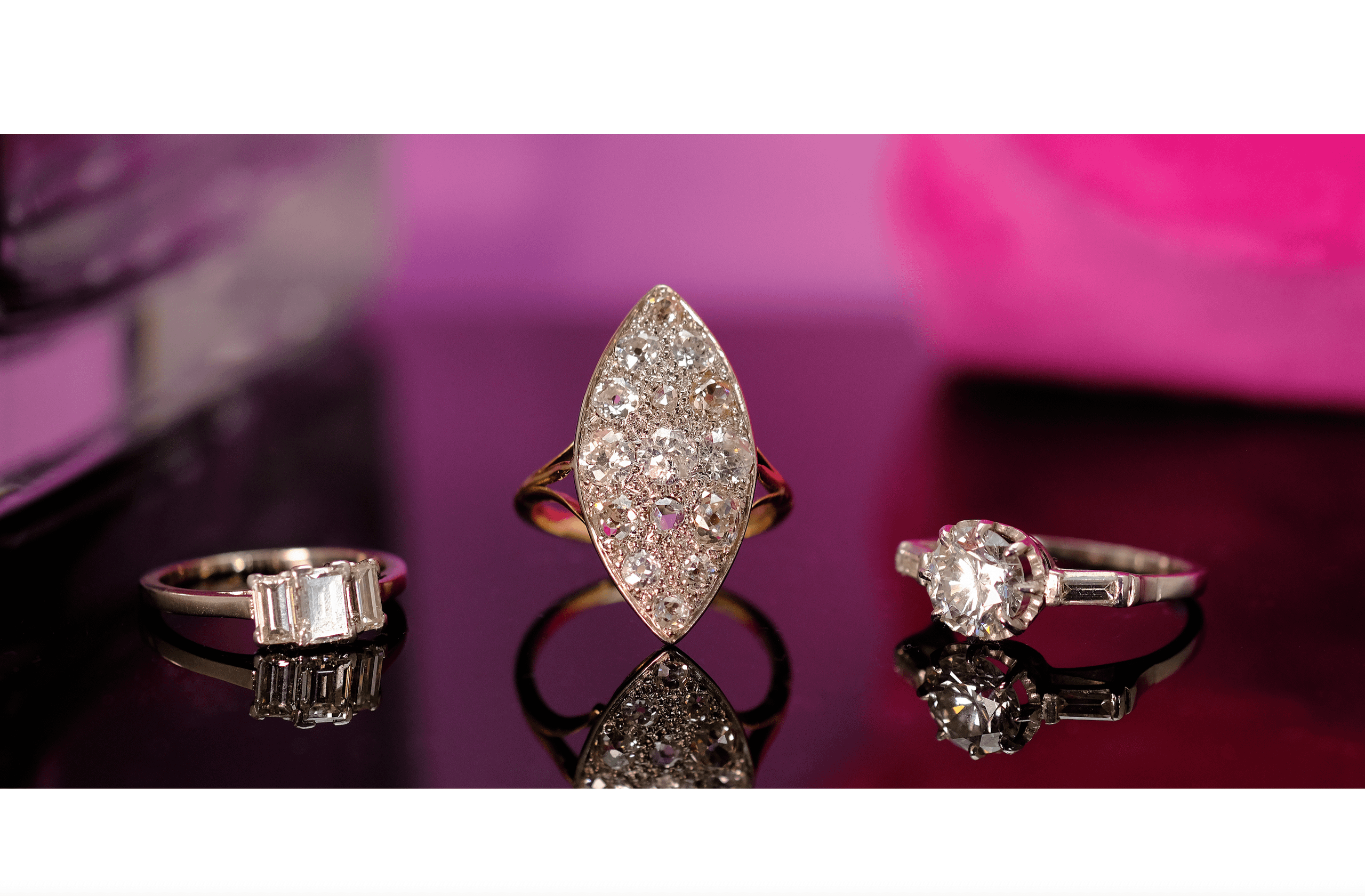 3 diamond Rings Feature and Banner