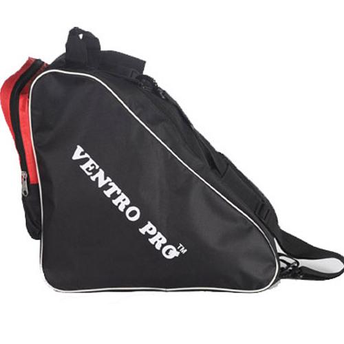 Ventro Pro Roller Skate Bag Black/Red Quad, Inline, Ice Skates
