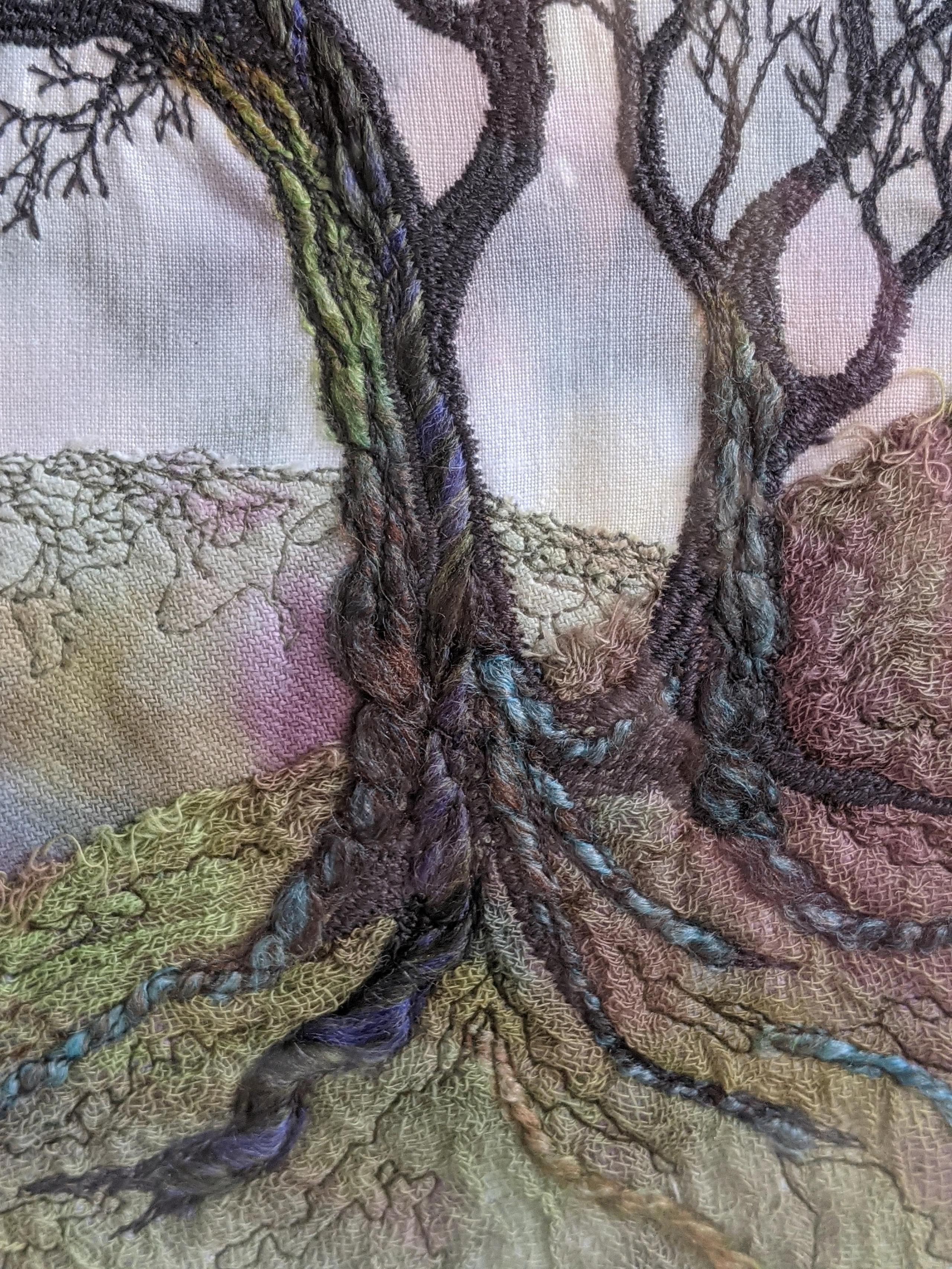 Beech Tree on Exmoor - Textile Picture