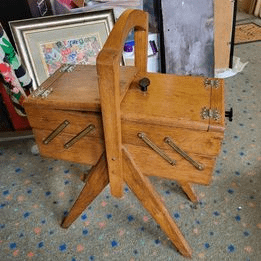 Vintage Cantilever Sewing Box