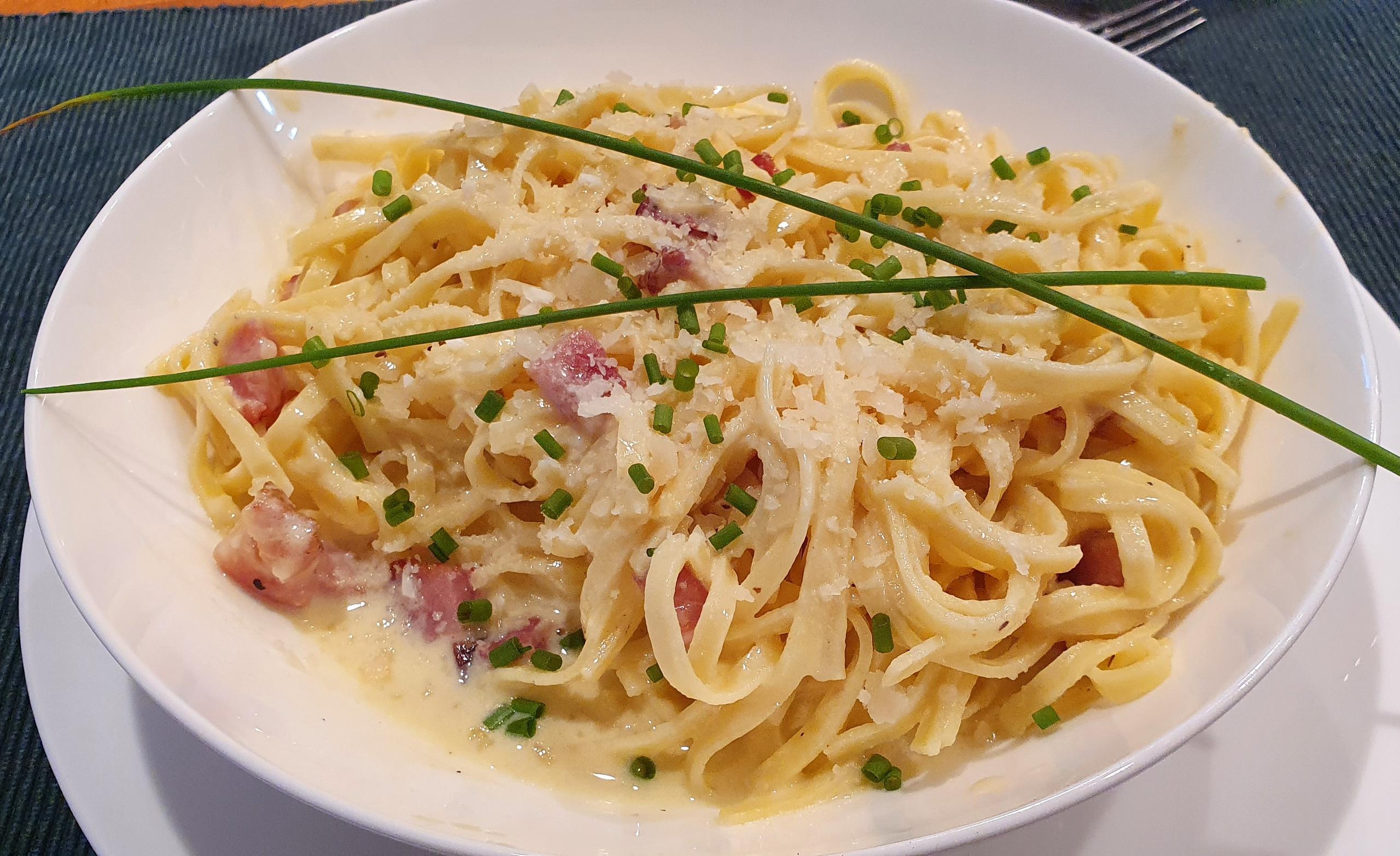 Linguini Carbonara