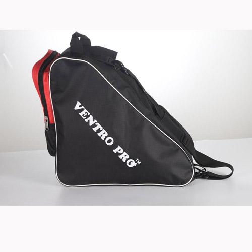 Ventro Pro Roller Skate Bag Black/Red Quad, Inline, Ice Skates