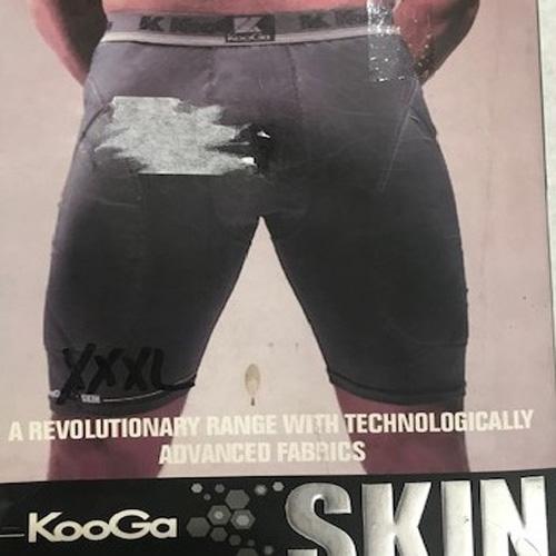Kooga Skin Pro shorts Black SIZE XXXL (3XL) RRP £40 NOW £22