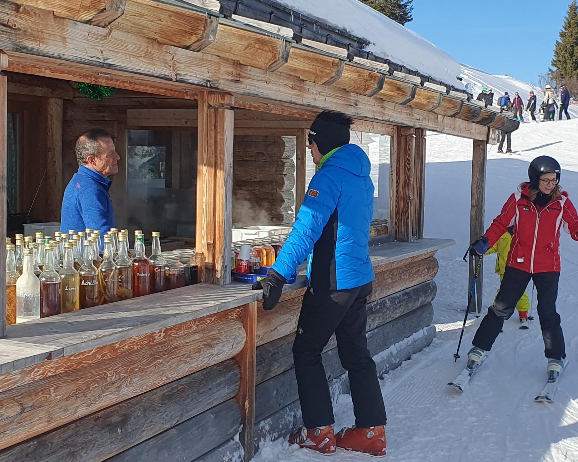 Italian Liqueur Ski Bar