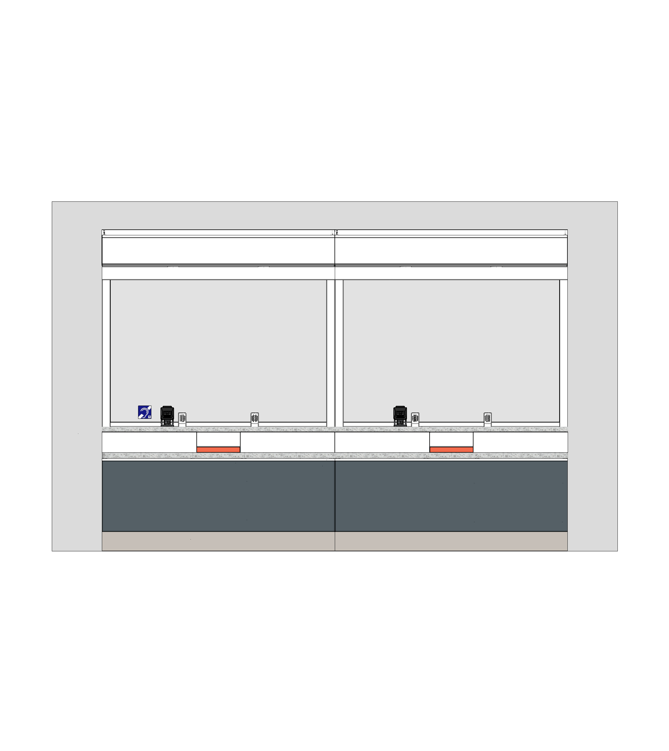 Inclusive Design Counter System for ticket offices