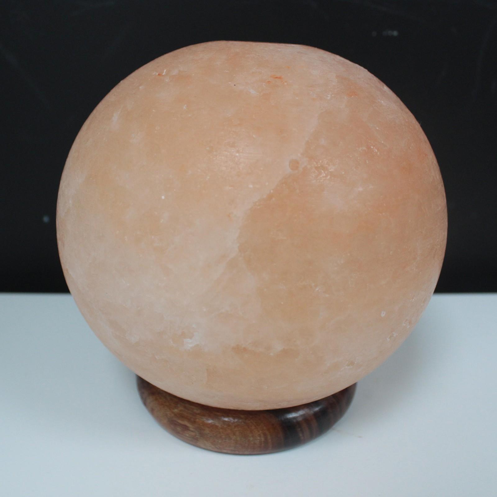 Himalayan Salt Lamp Ball with Big Wooden Base