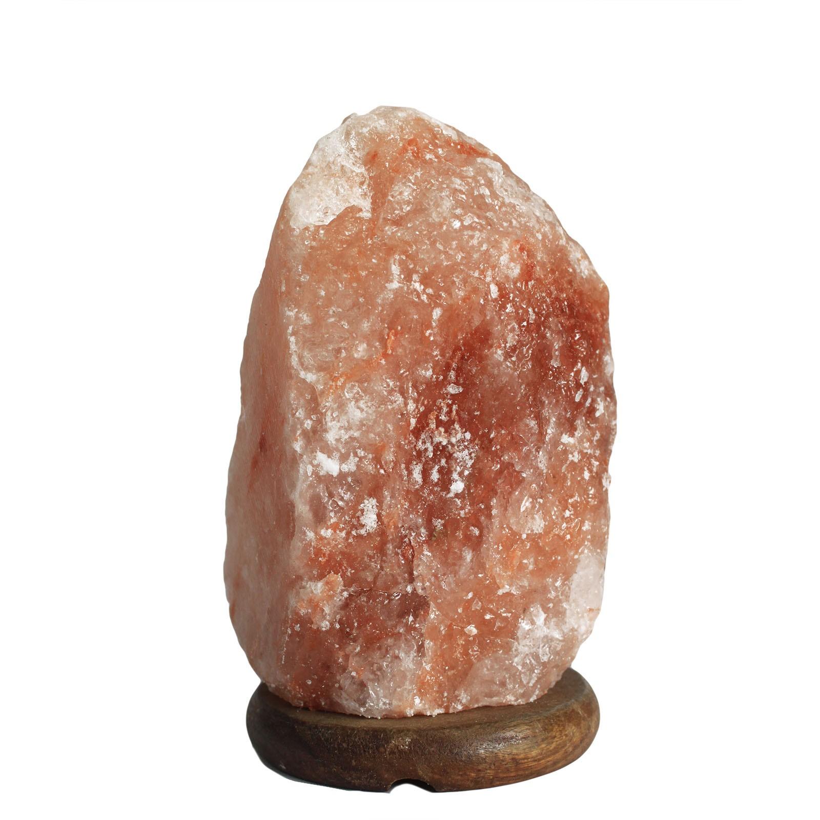 Quality Natural Salt Lamp with Wooden Base - 2 to 3 kg