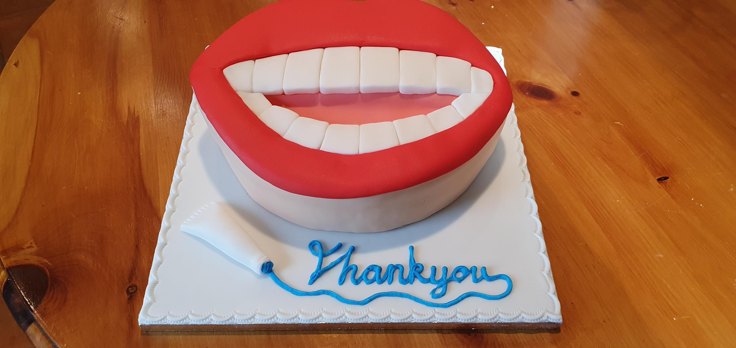 Decorated Dentist Cake