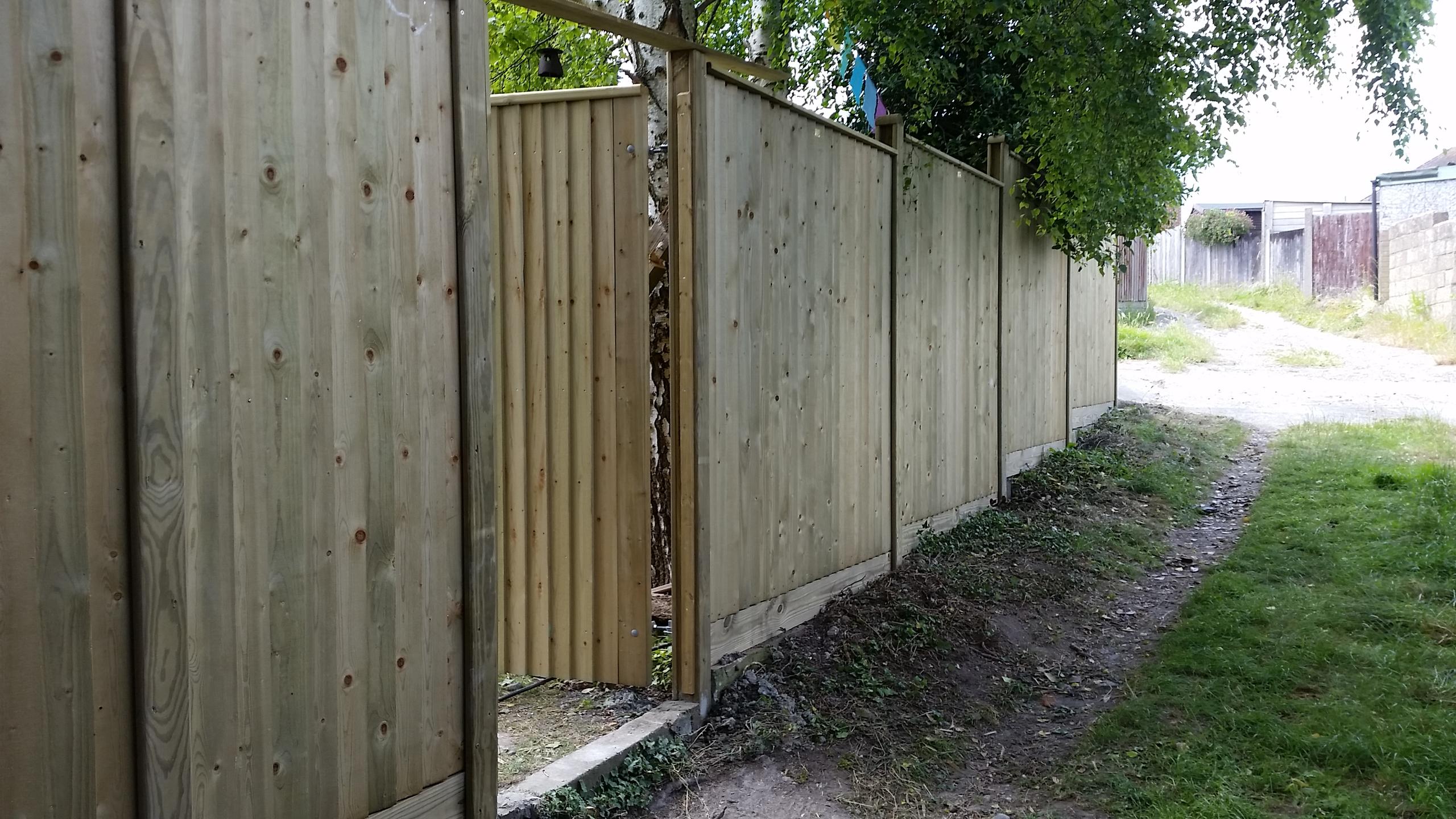Jackson fencing installed by sheridan fencing in Davis estate, Chatham