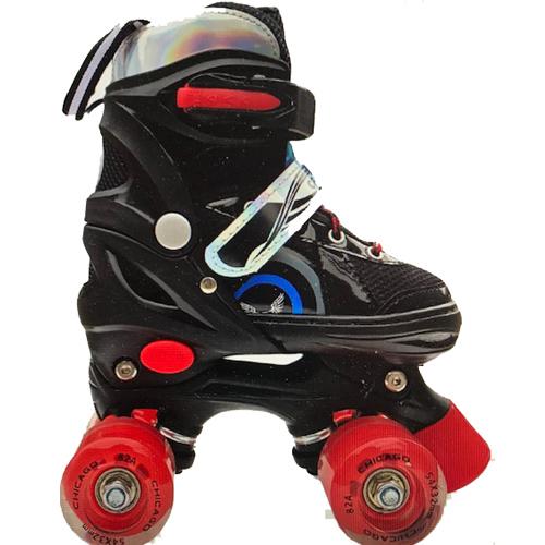 California Pro Chicago children Adjustable Roller Skate RED / BLACK