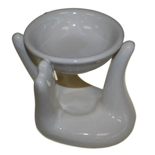 Helping Hand Oil and Wax Melt Burner - White
