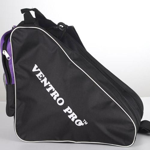 Ventro Pro Roller Skate Bag Black/Purple Quad, Inline, Ice Skates