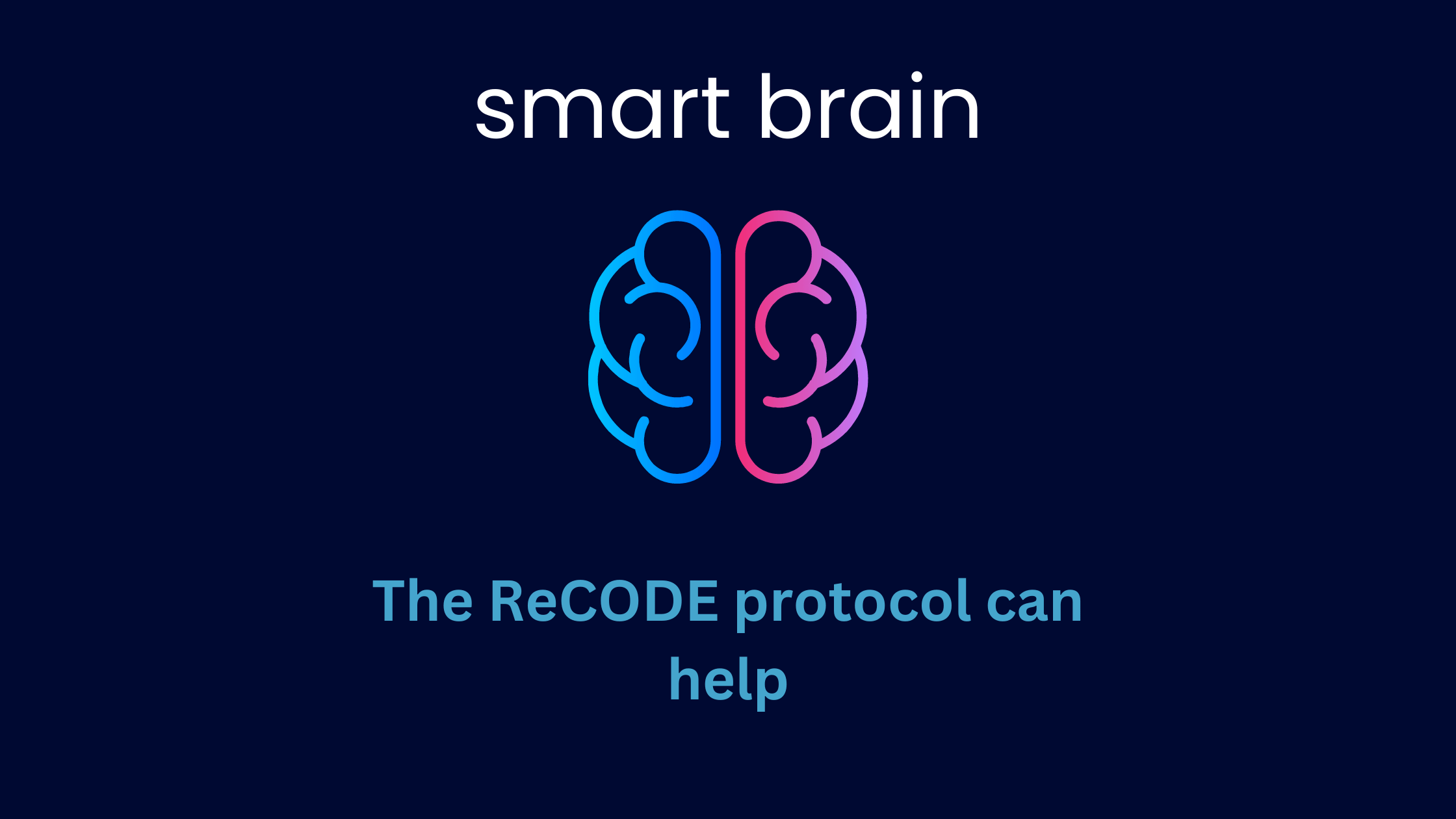 THE ReCODE PROTOCOL