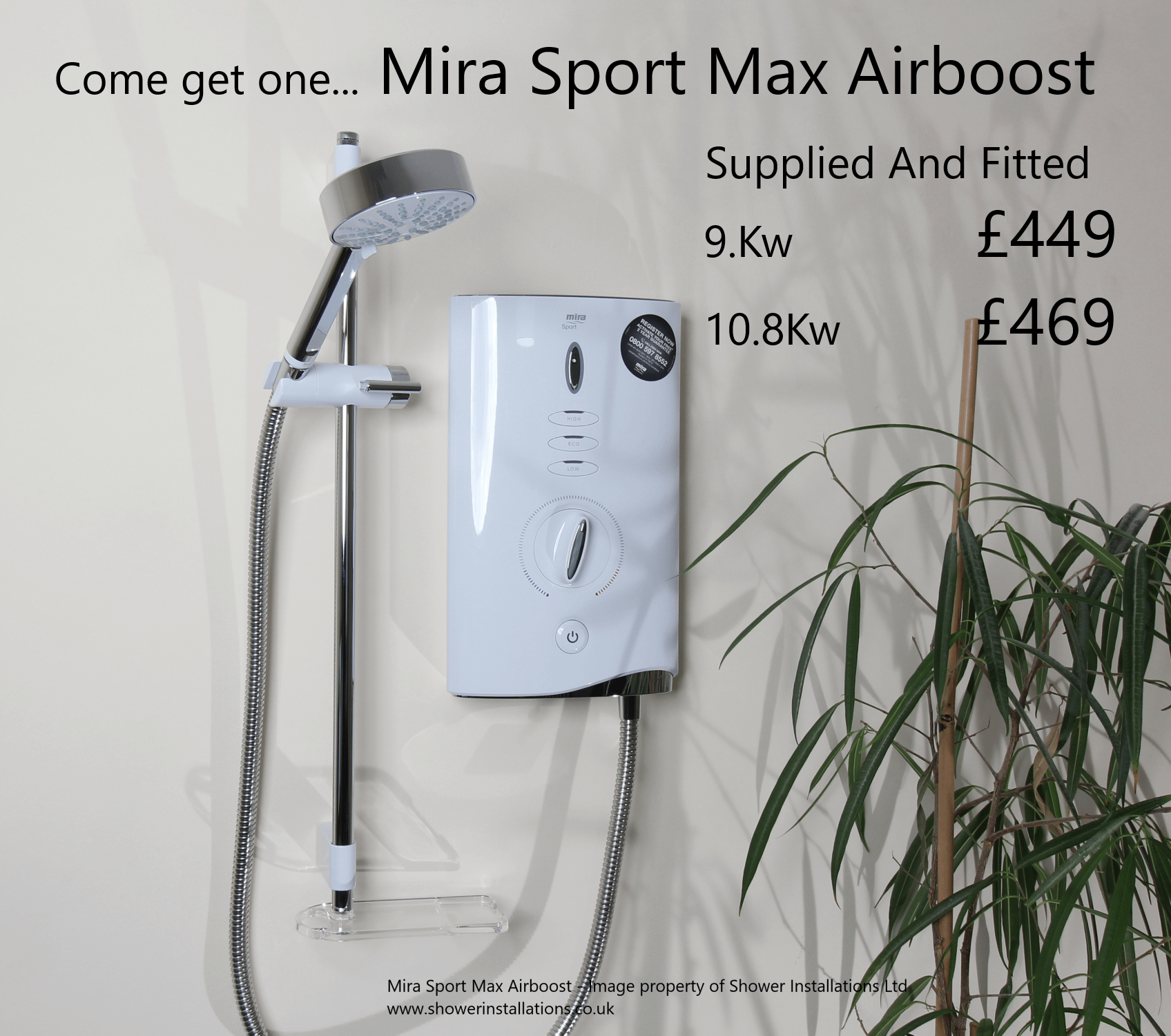 Any Model Mira Sport Supply & Fitted £459