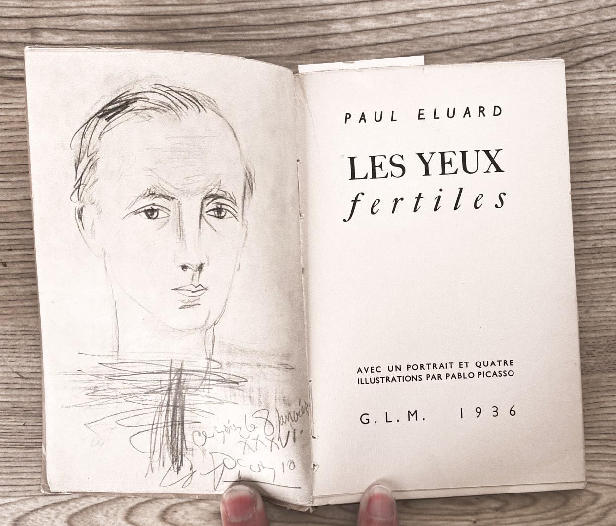 Paul Eluard - with an etching by Pablo Picasso
