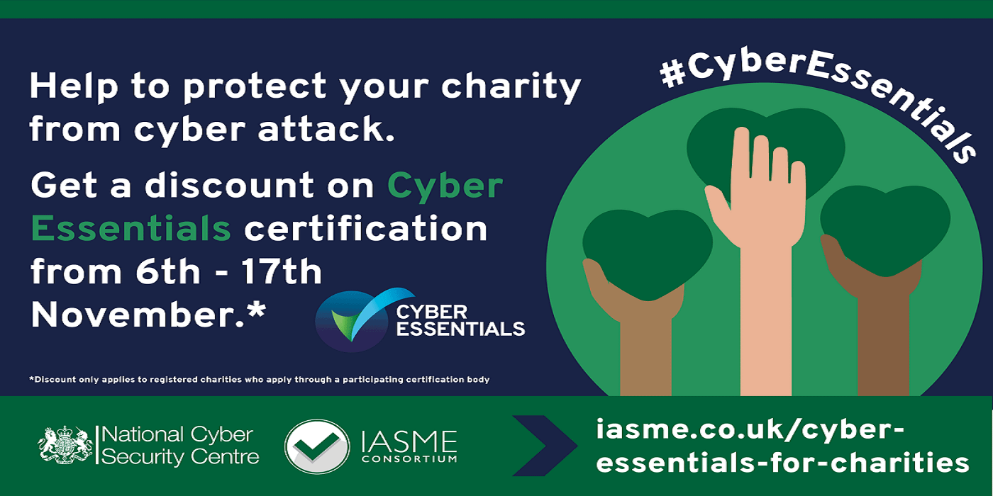 Charity Cyber Essentials Awareness Fortnight 6th - 17th November 2023