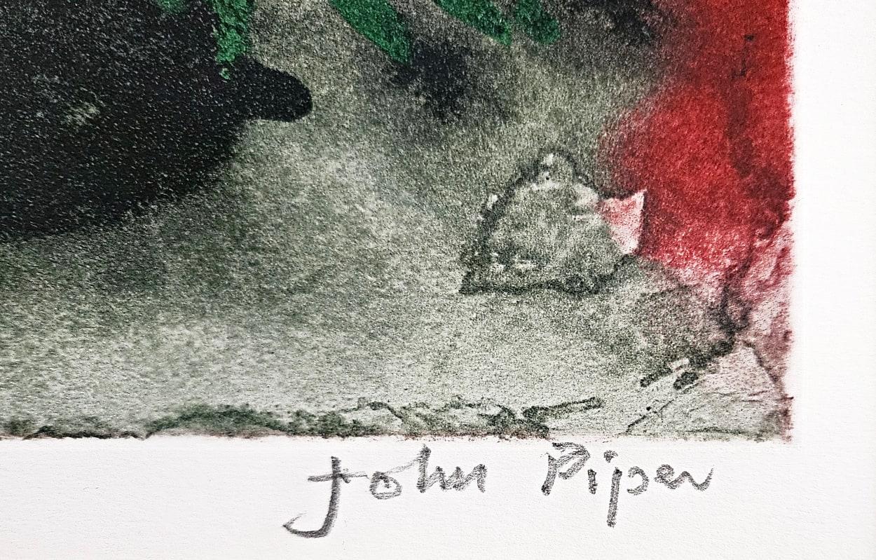 John Piper - Dahlias and Ferns