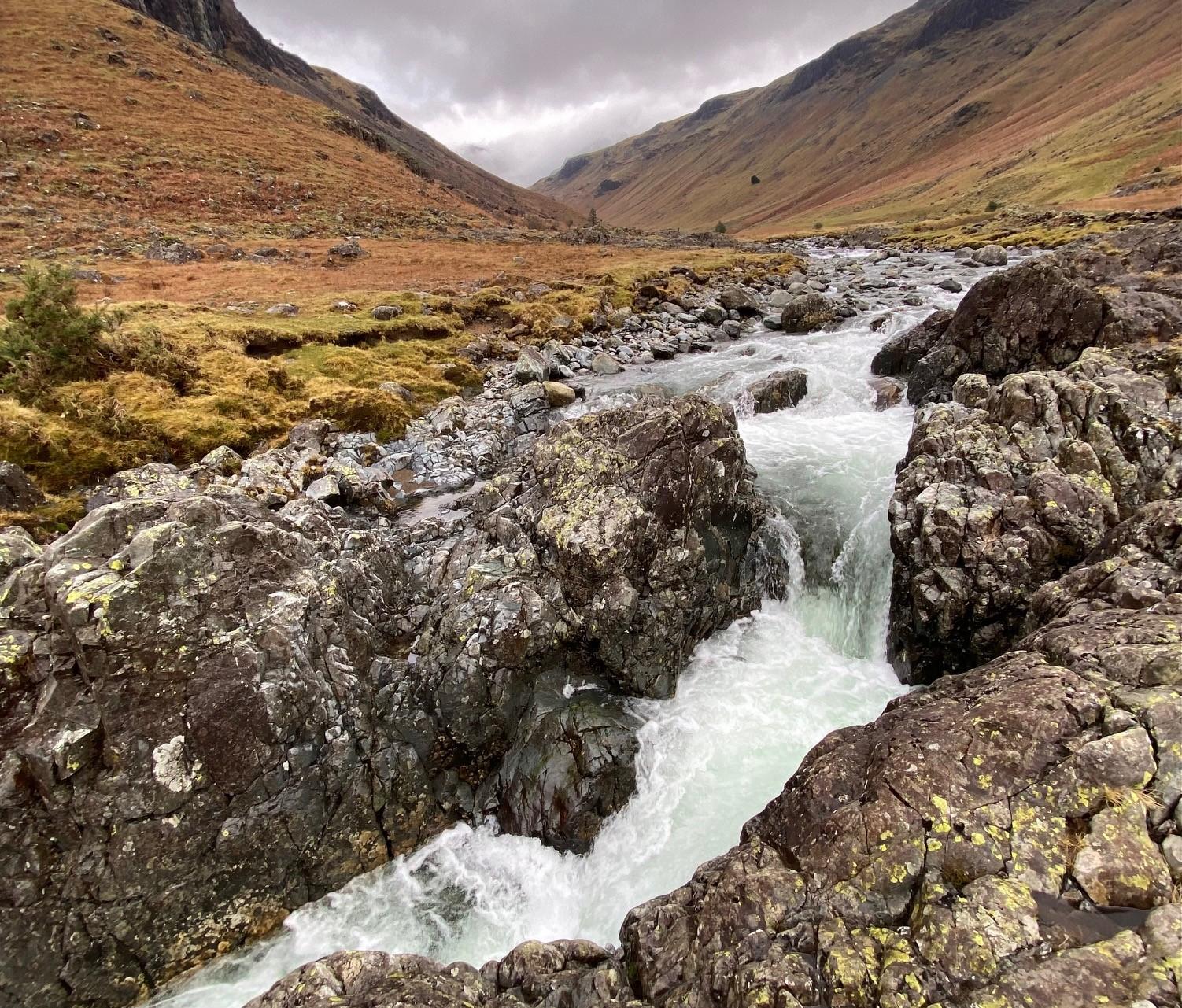 The upper reaches of the River Esk