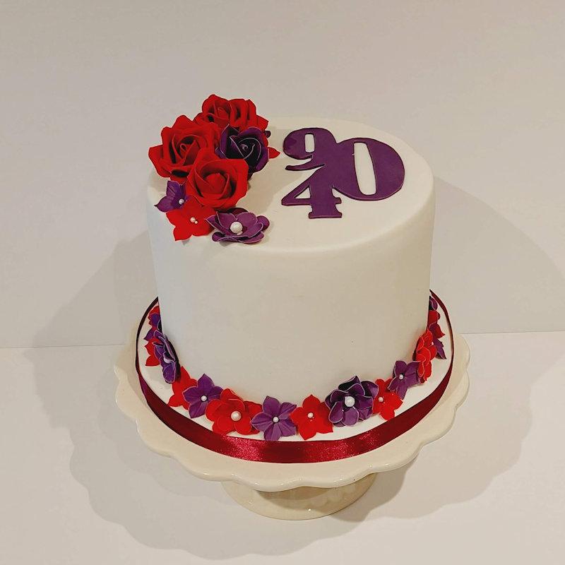 Joint 90 & 40 Cake
