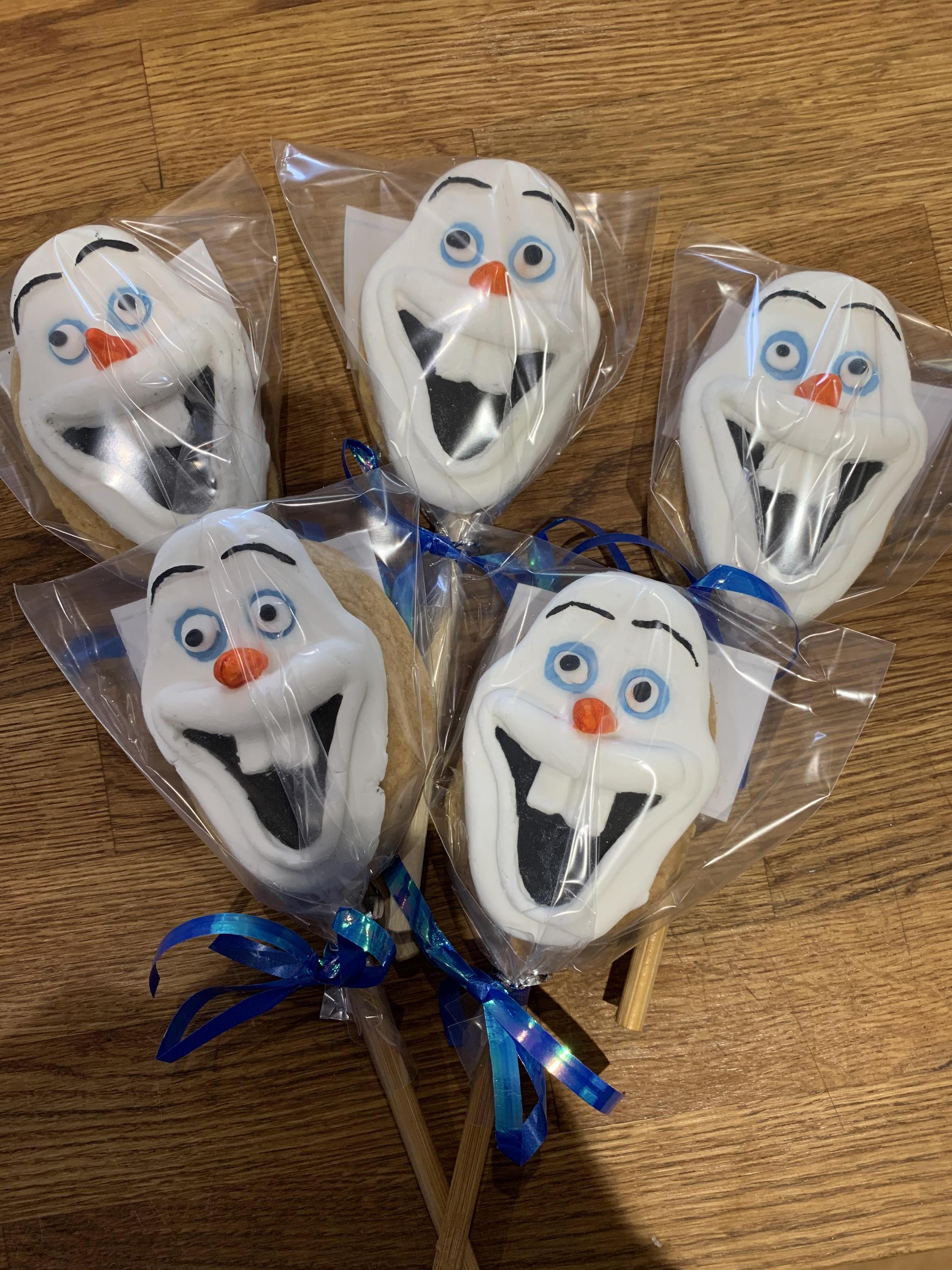 Olaf Cookie Lolly