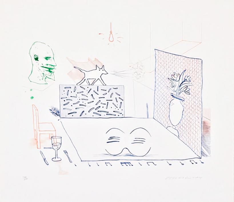 David Hockney - Discord Merely magnifies