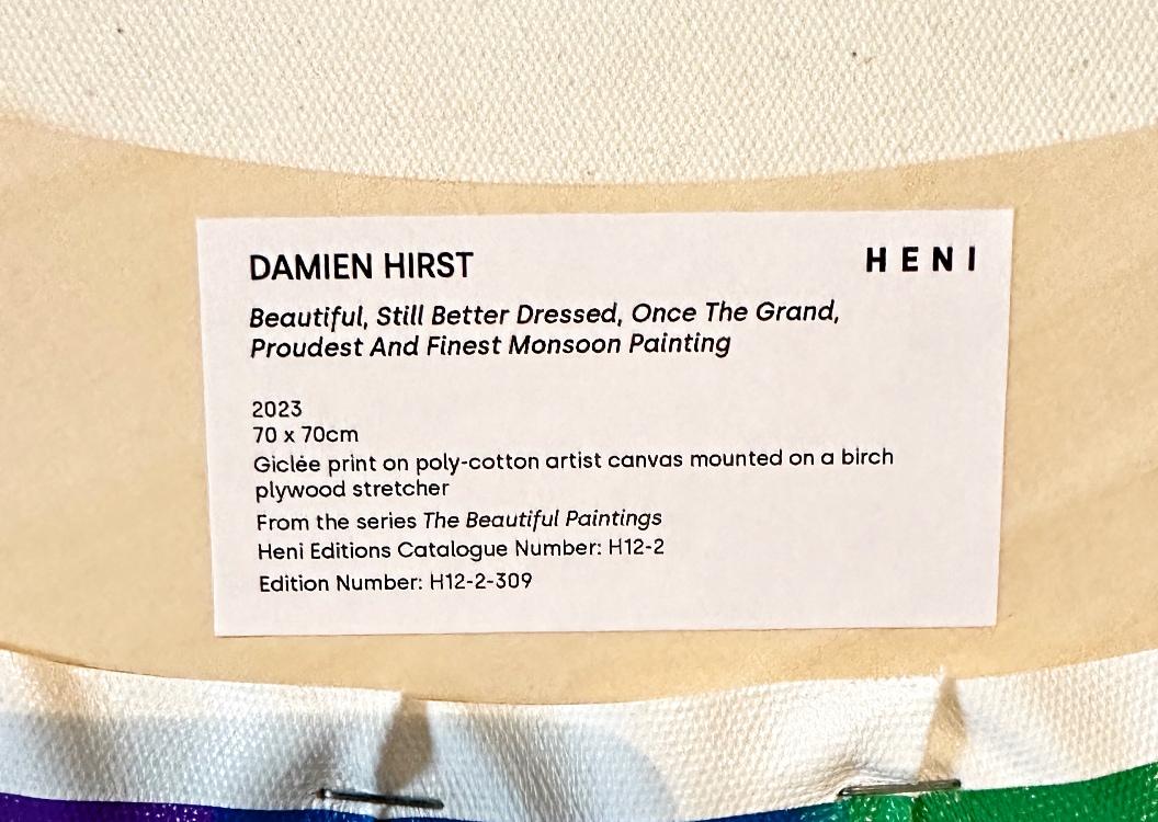 Damien Hirst - Beautiful, Still Better Dressed, Once The Grand Painting  H12-2-309
