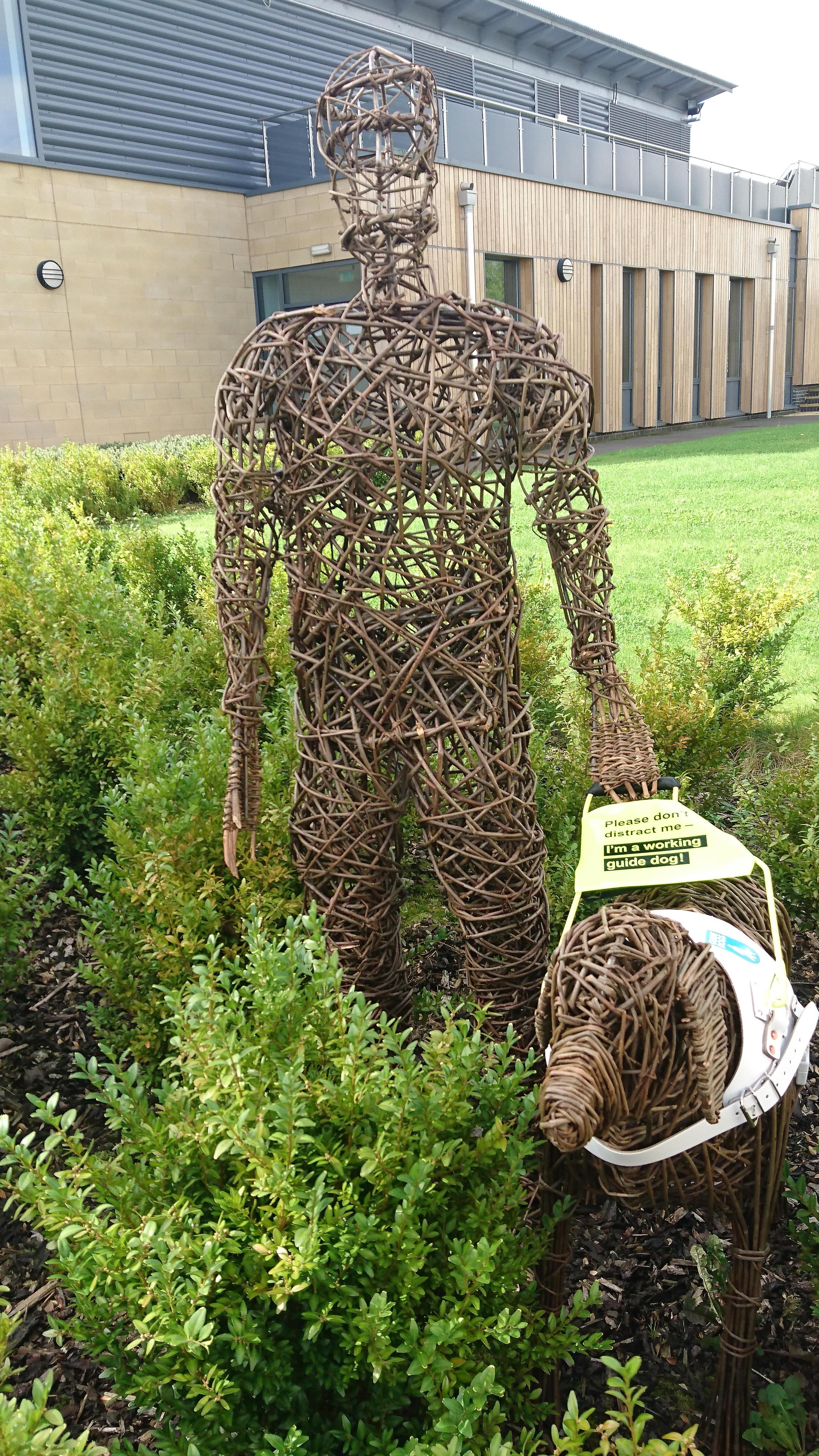 Willow Man and Guide Dog