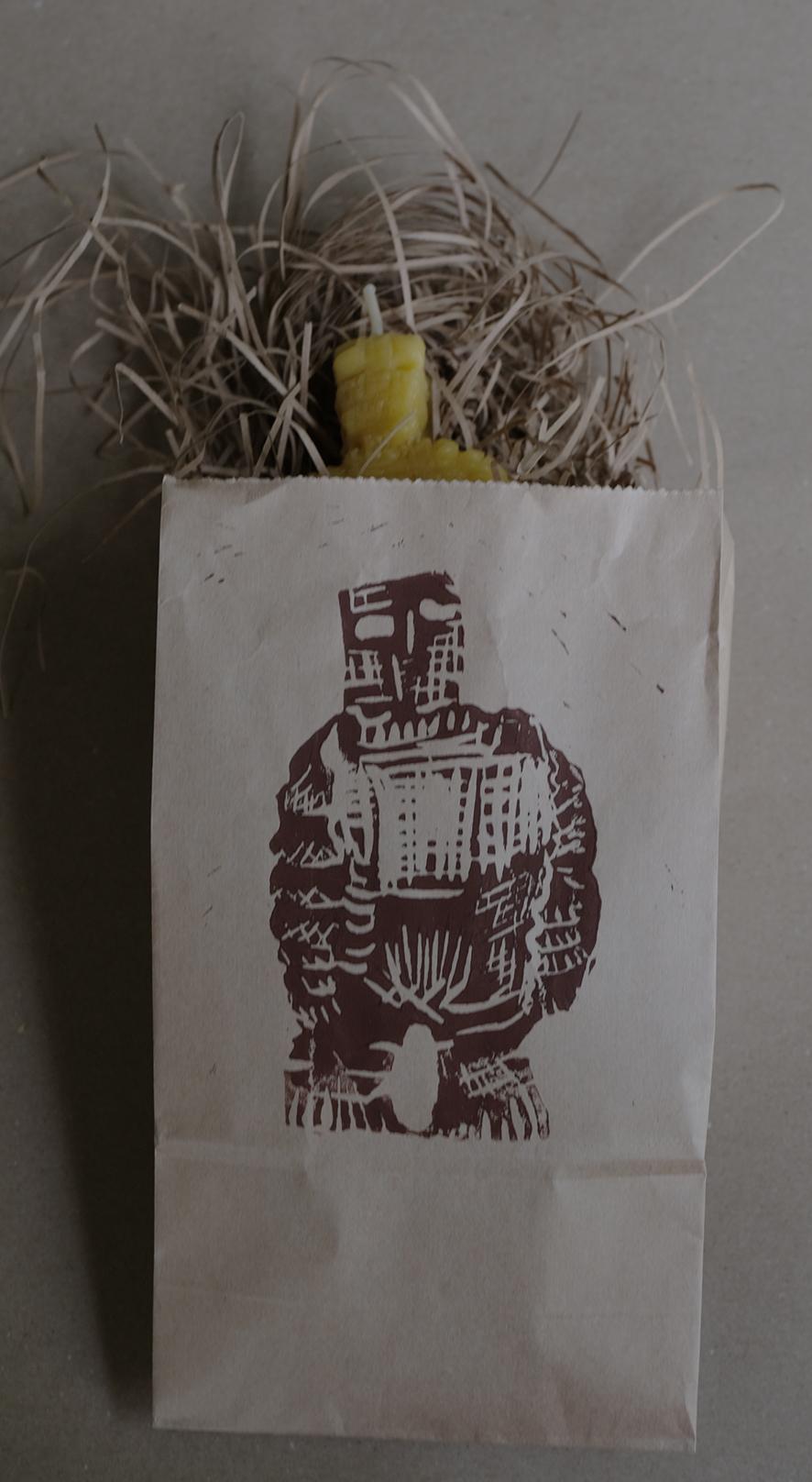Wickerman Beeswax Candle