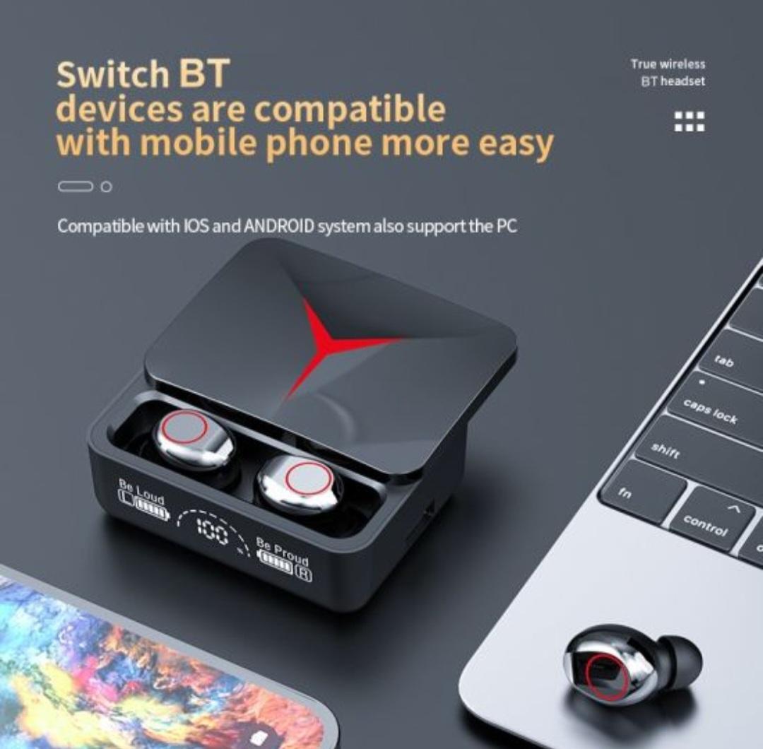 Wireless Earbuds Bluetooth Headphones 5.3 Noise Cancelling Earphones 66Hrs Playtime with Wireless Ch