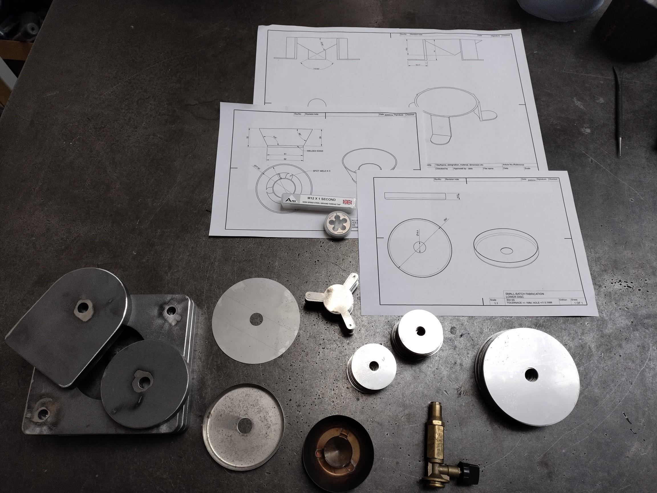 Flame Thrower Replacement Parts Stamped - Pressed Sheet Metal Fabrication UK