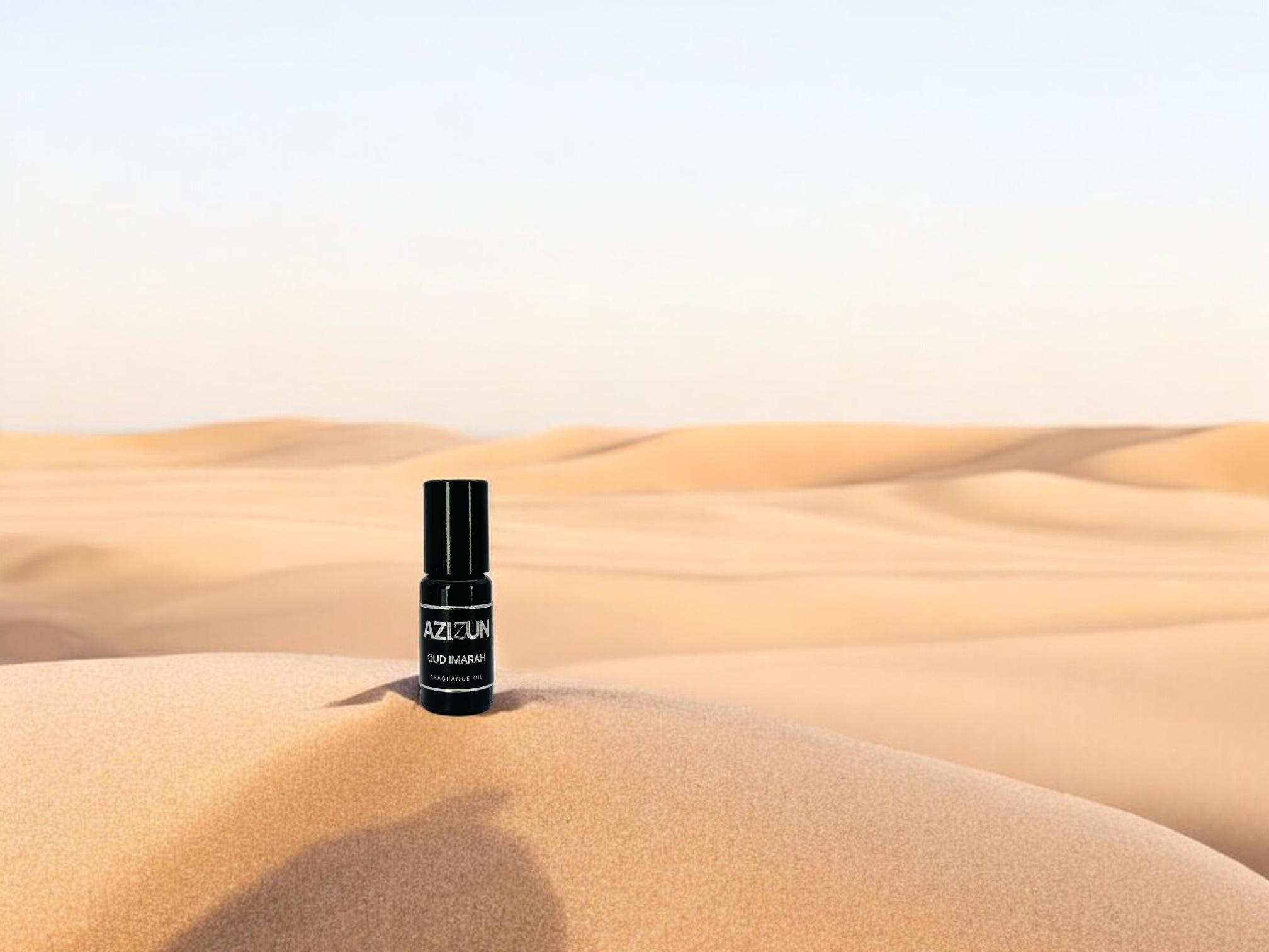 Oud Imarah is a spicy, woody oud perfume for men.