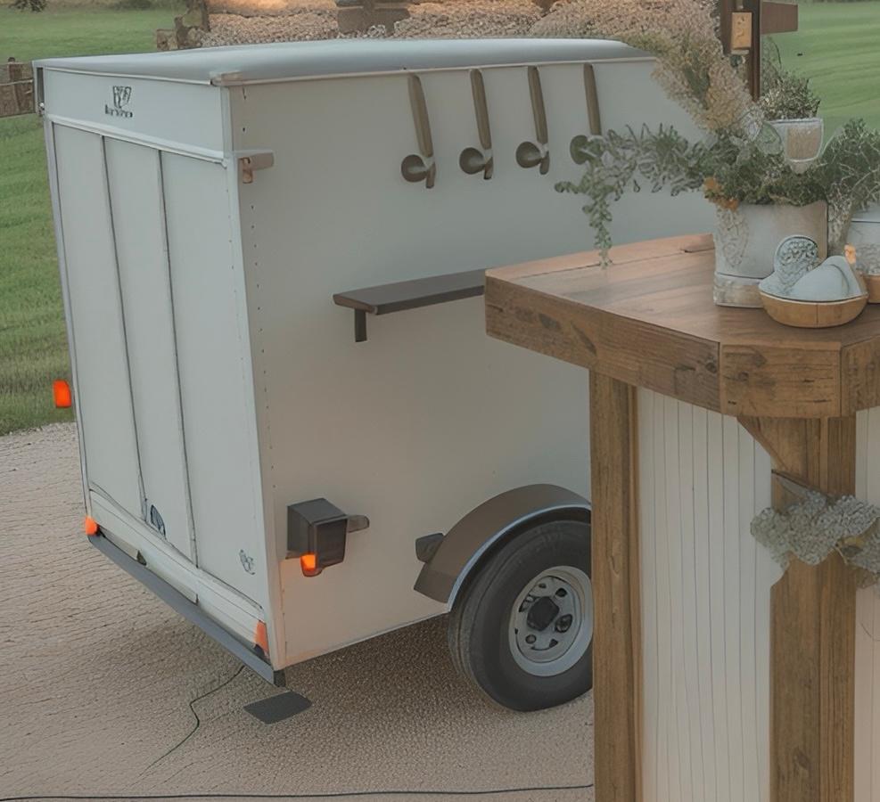 beer tap trailer, beer dispenser