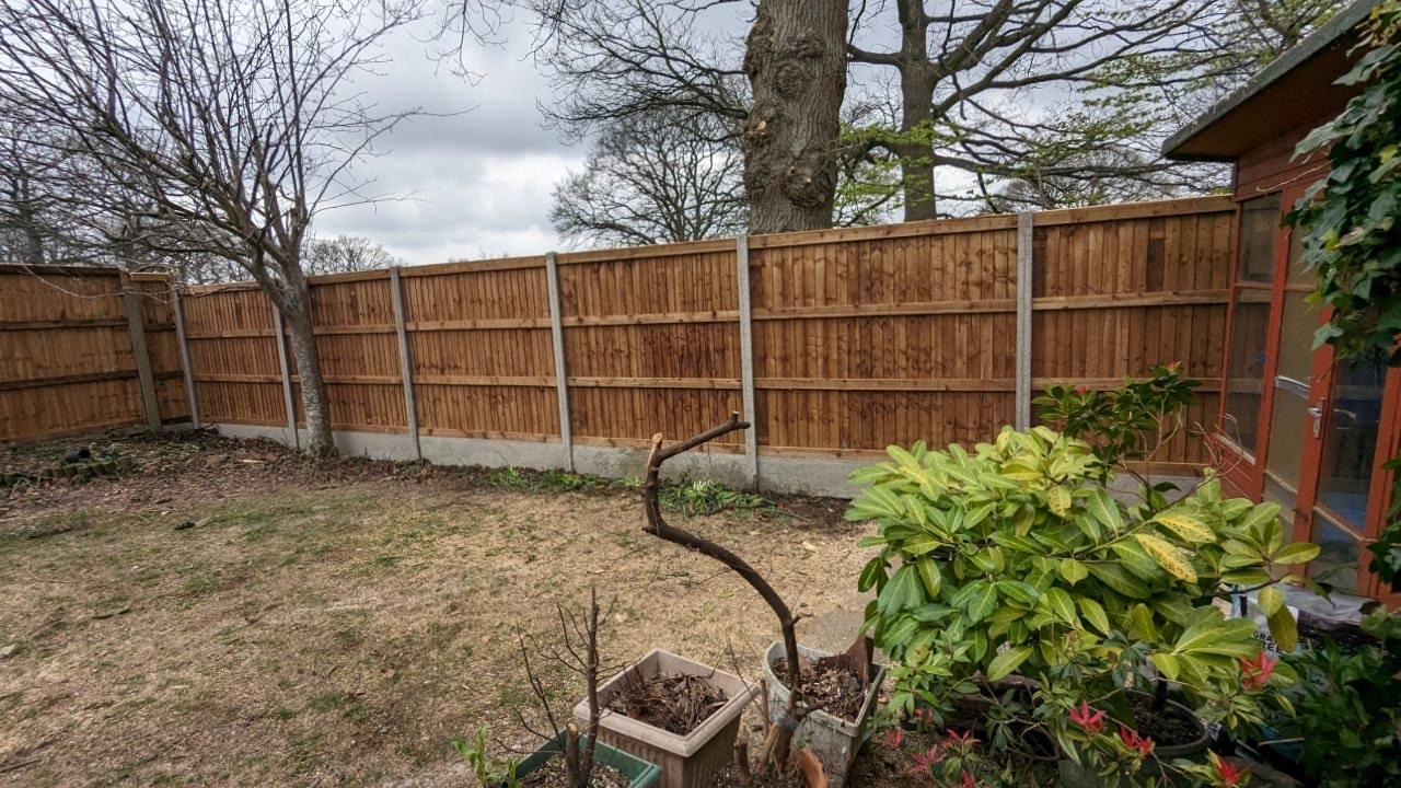 Fencing installed on Lordswood