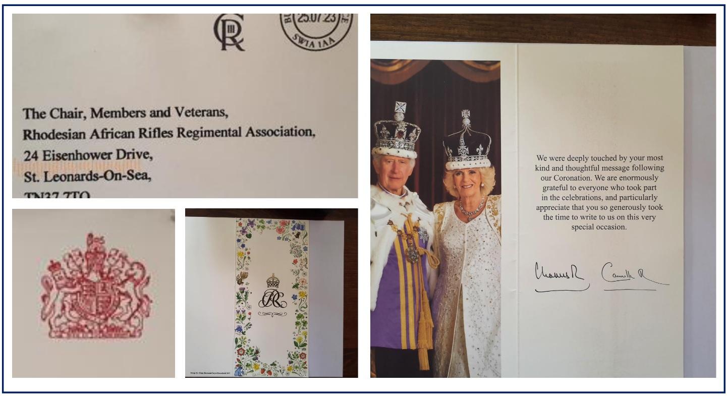 To the RAR from HM King Charles III