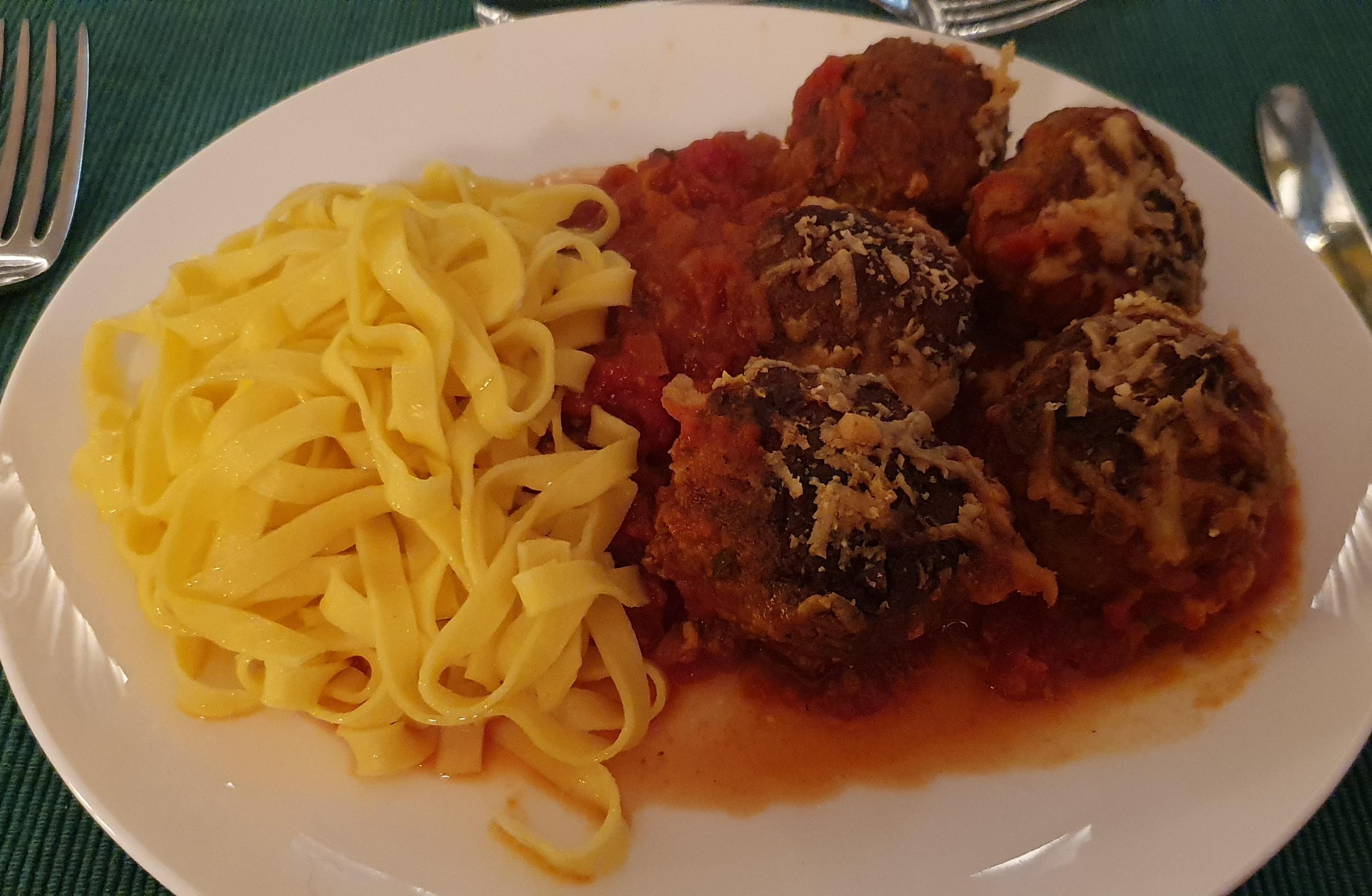 Meatballs & Tagliatelli