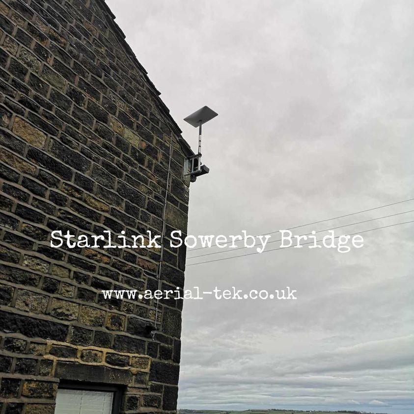 starlink, sowerby bridge, installation,