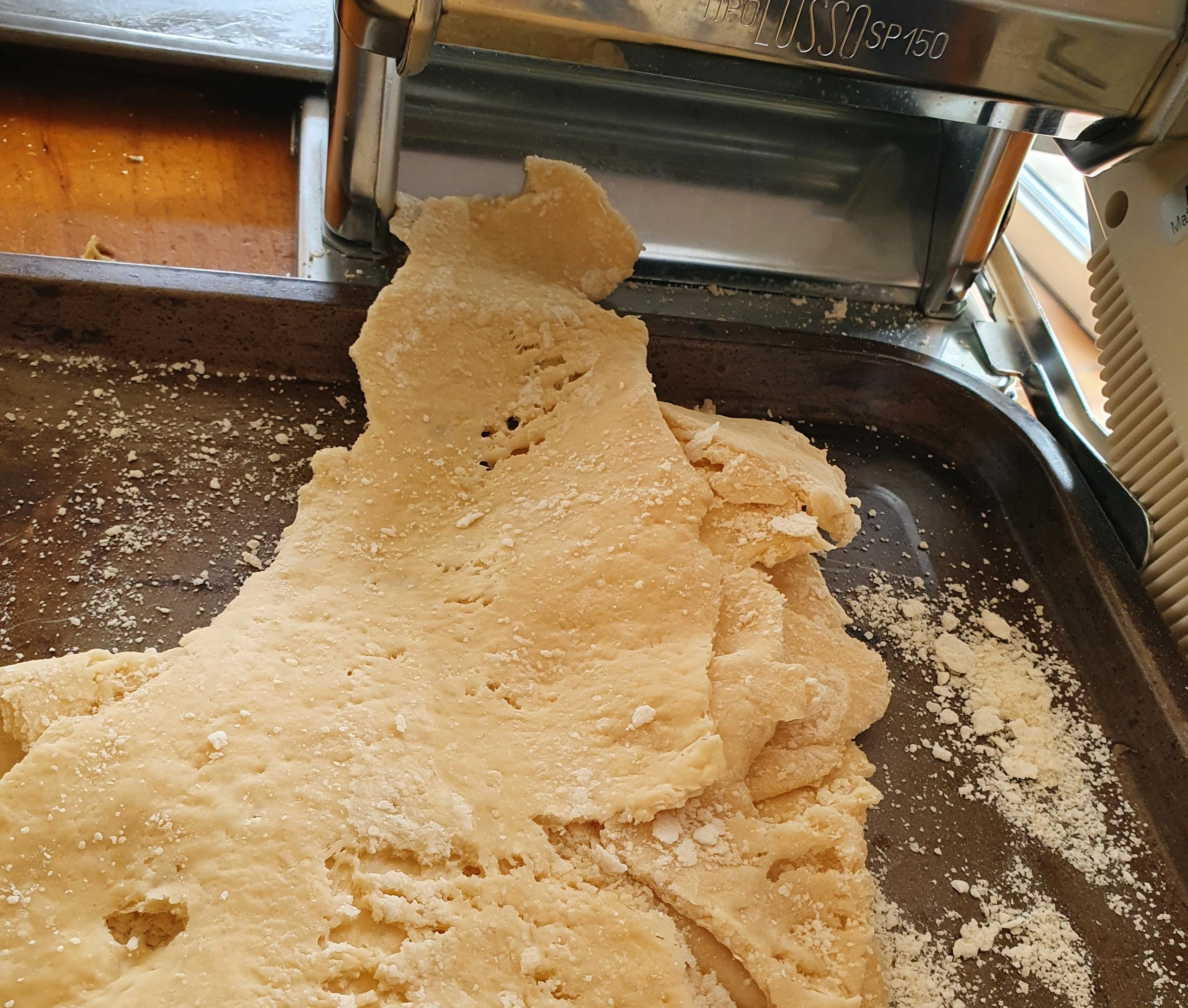 First Rolling of Pasta