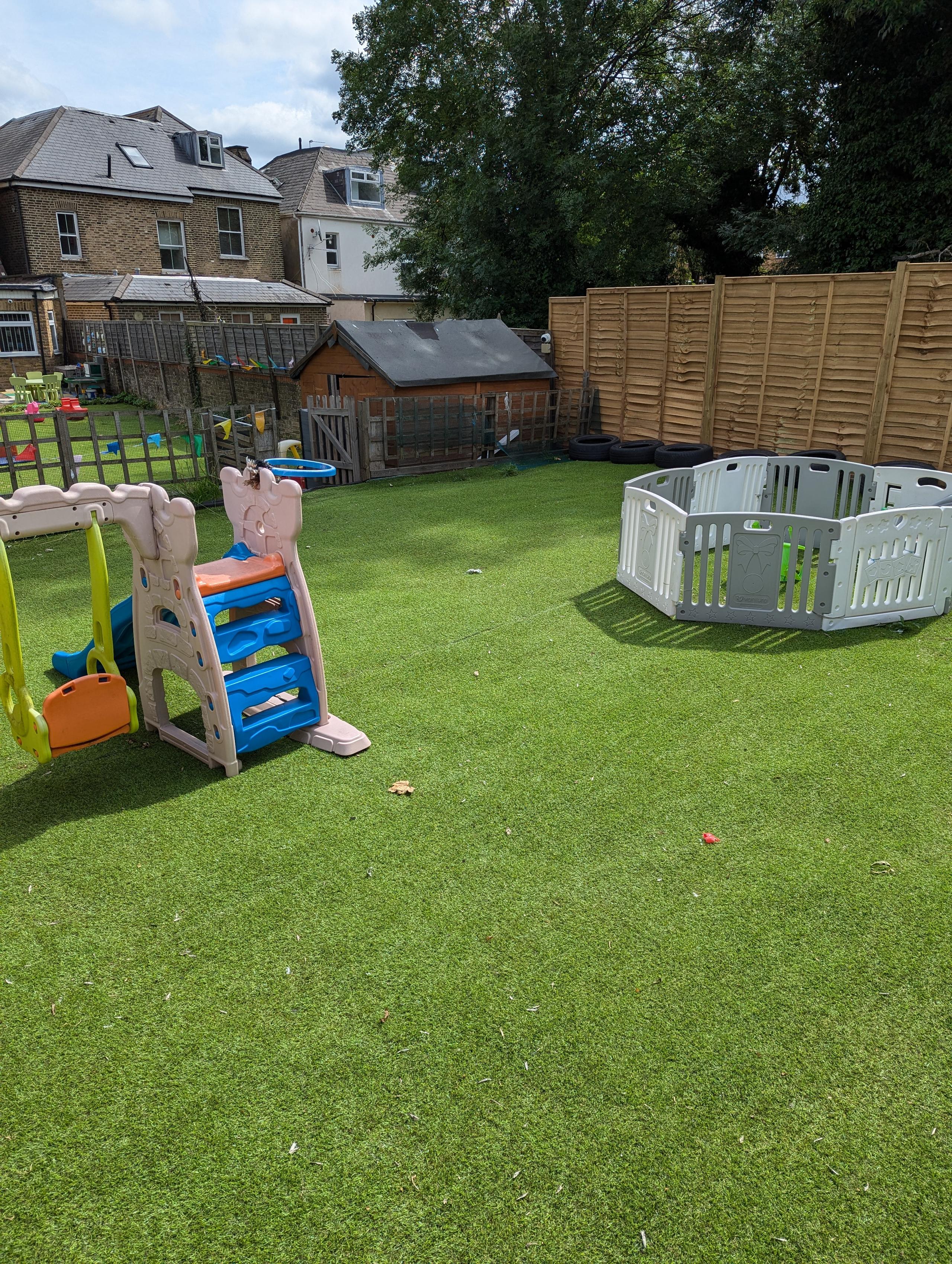 outdoor garden for Child Contact services