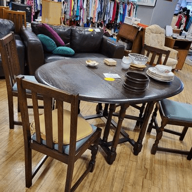 Priory Drop Leaf Table and 4 Chairs
