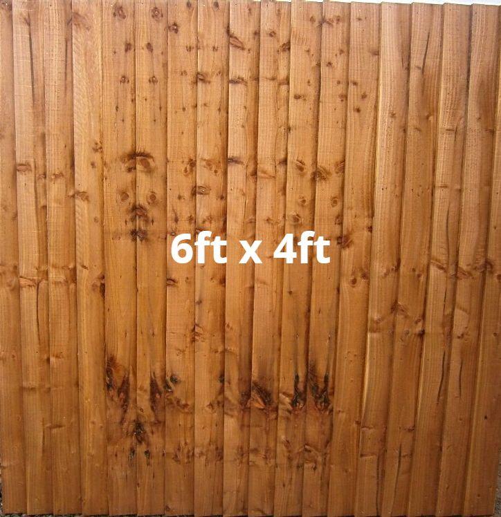 Premium fence panel 6ft x 4ft