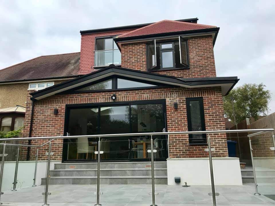 Beautiful house renovation, loft conversion with balcony