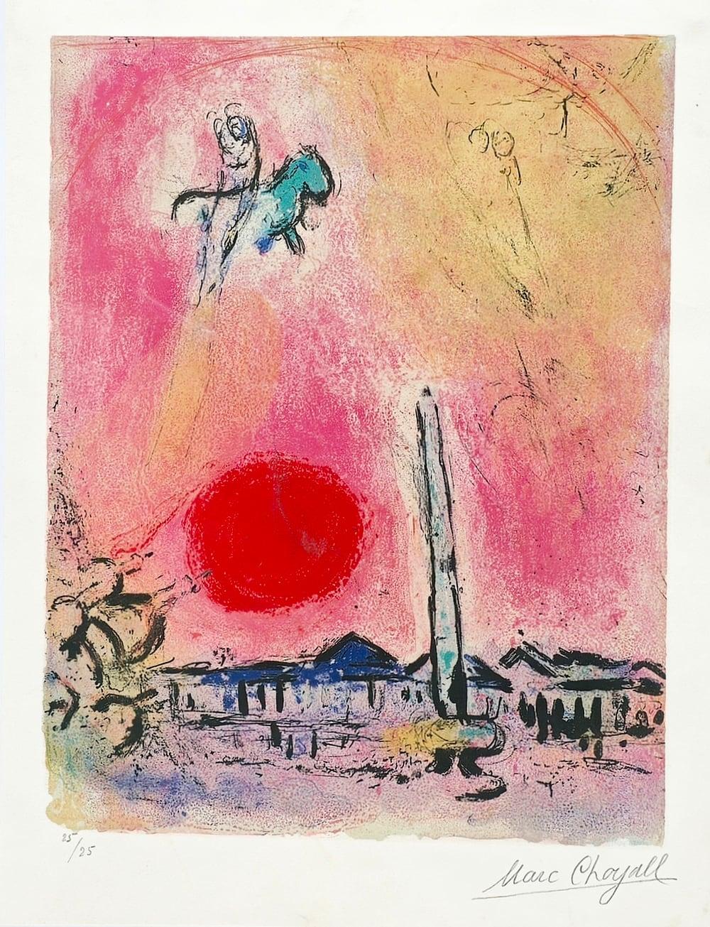 Marc Chagall - La Place de la Concorde