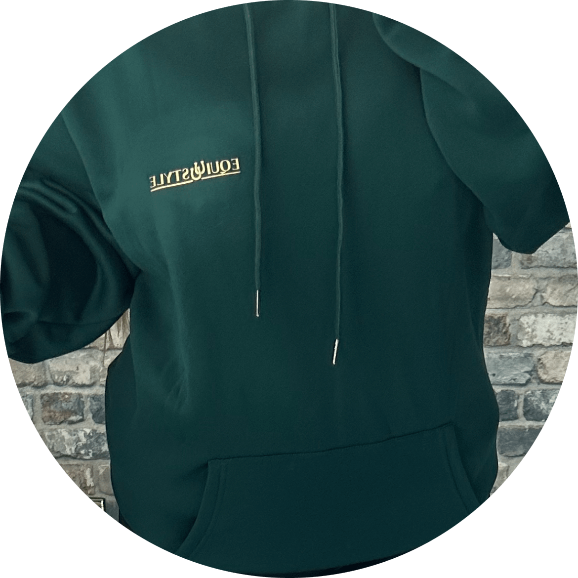 Spring Time Hoodie DEEP DARK GREEN