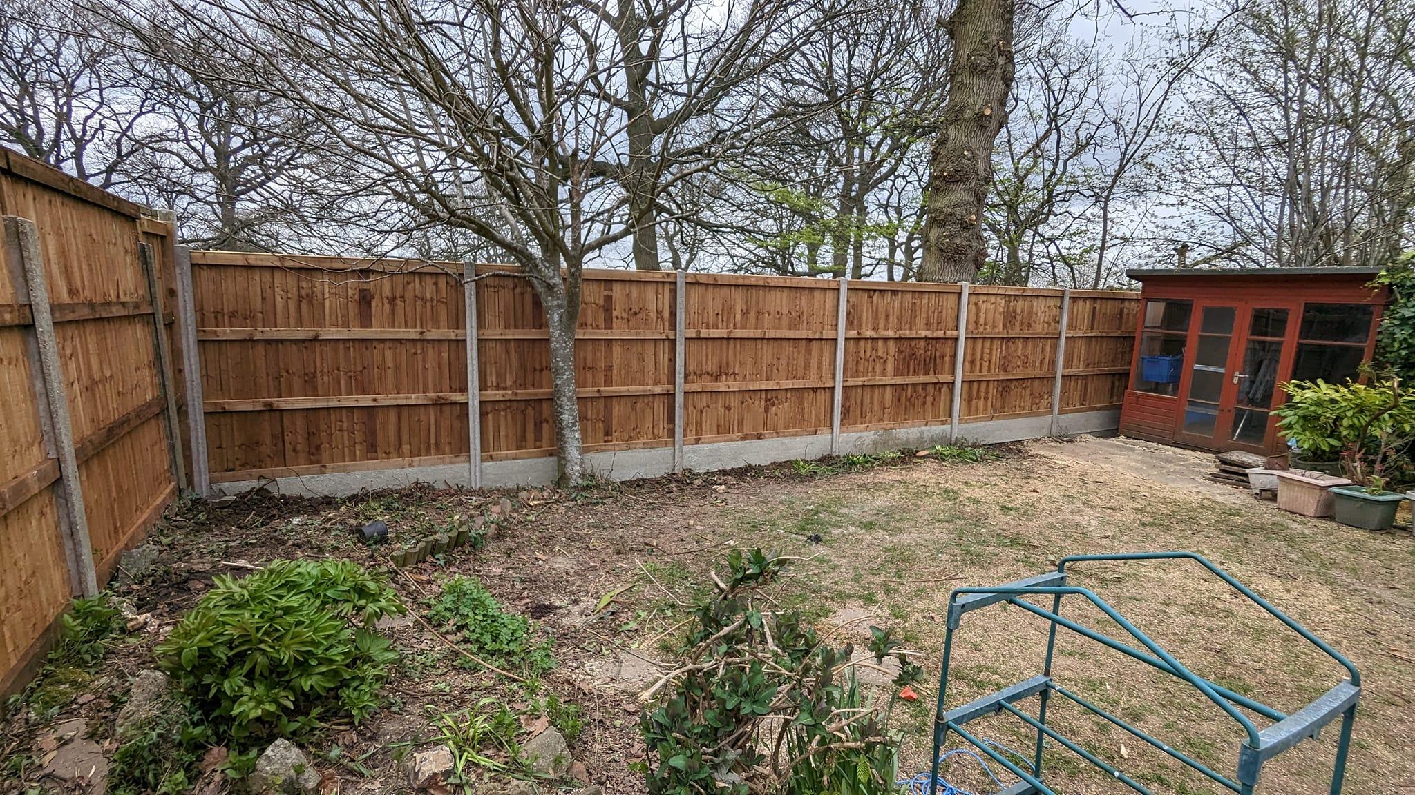 Fencing installed on Lordswood