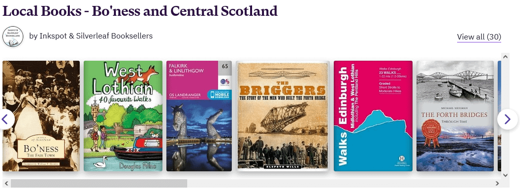 Bo'ness Books, Central Scotland Books