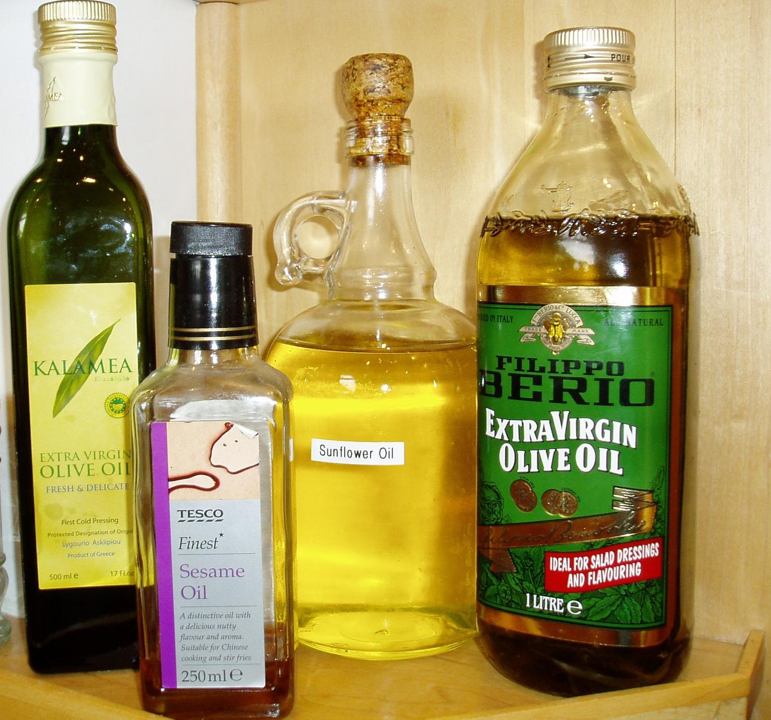 Selection of Oils