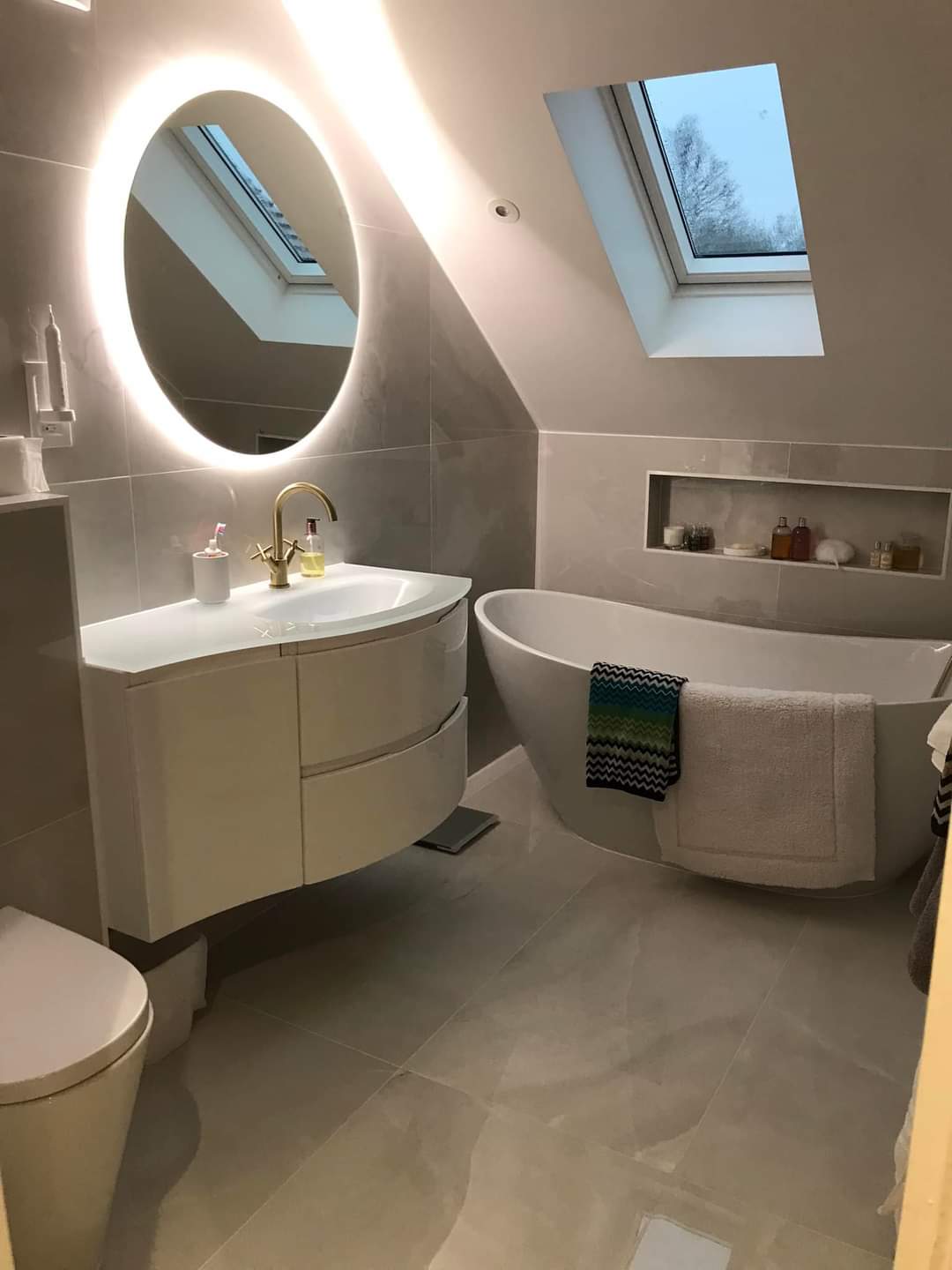 Loft conversion bathroom