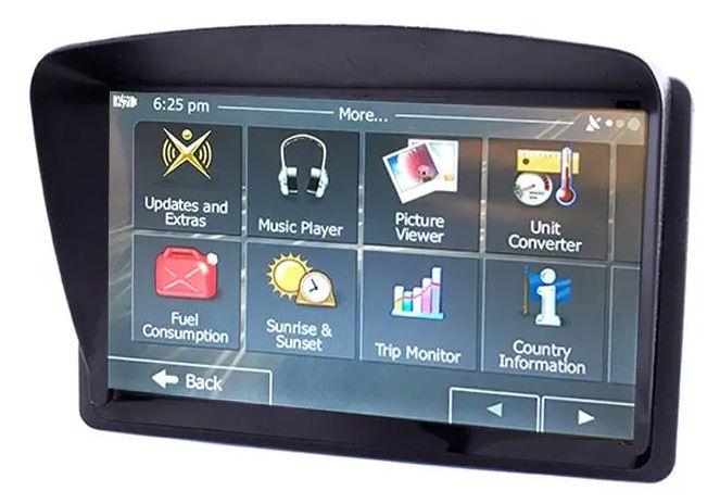 7-Inch Dash Mounted GPS Navigation System with optional Backup Camera