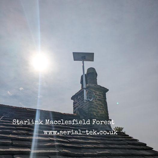 starlink, installation, macclesfield forest, generation 3,